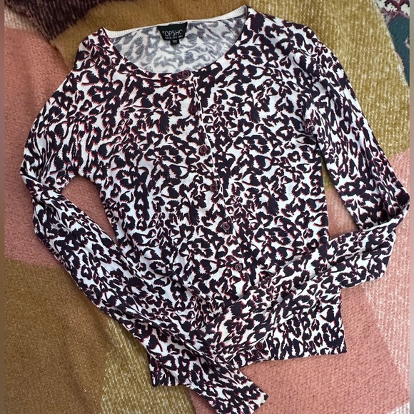 Topshop groovy button up cardigan NWOT - Picture 6 of 6
